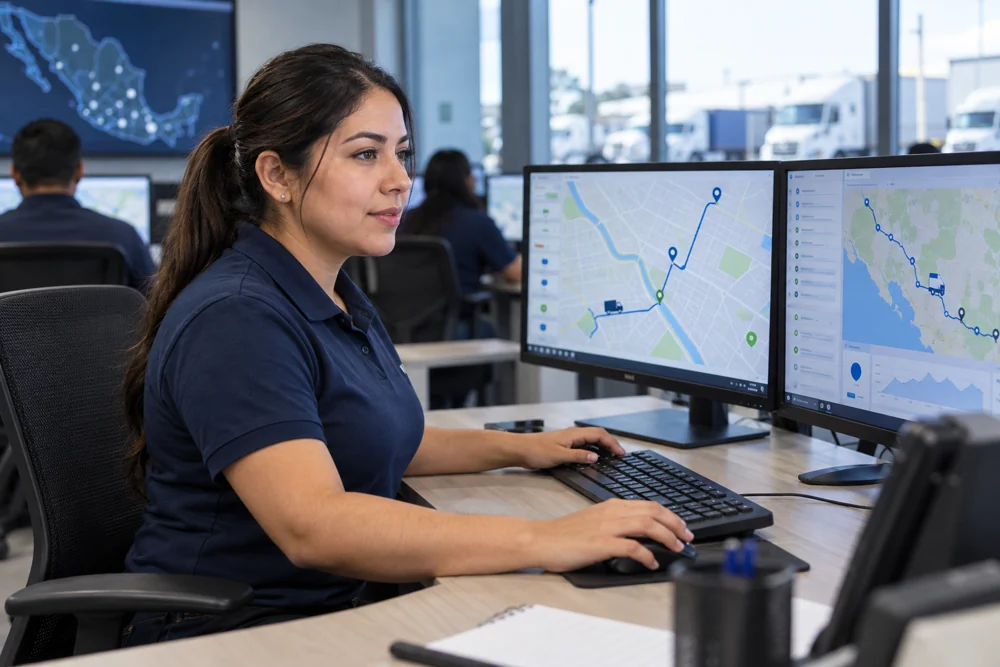 Monitorista de tráfico y GPS